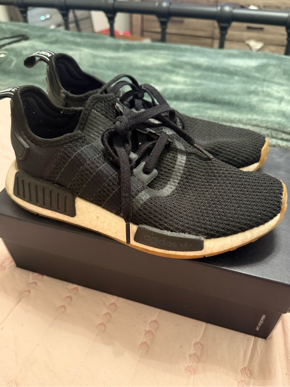 adidas Black Knit Slip-On Shoe